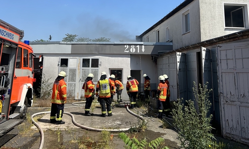An der Hamburger Straße kam es heute zu einem Feuer. 