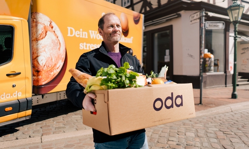 Die Oda-Fahrer bringen die Bestellungen nun auch nach Peine.