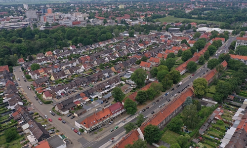Eines der Untersuchungsgebiete: Swindonstraße.