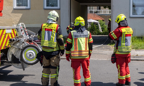 Die Feuerwehr brachte den Brand unter Kontrolle.