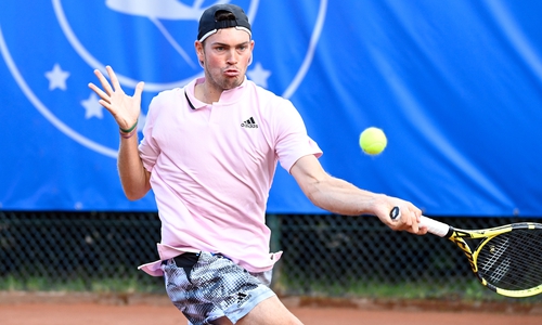 Der Finalist aus dem letzten Jahr: Maximilian Marterer in seinem Element.