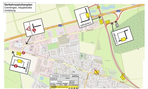 Die Baustellensituation im Überblick.