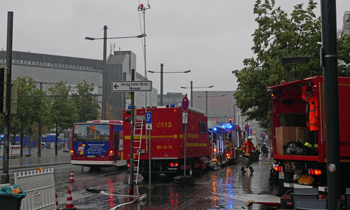 Auch am Freitagmorgen waren die Kräfte im Einsatz. 