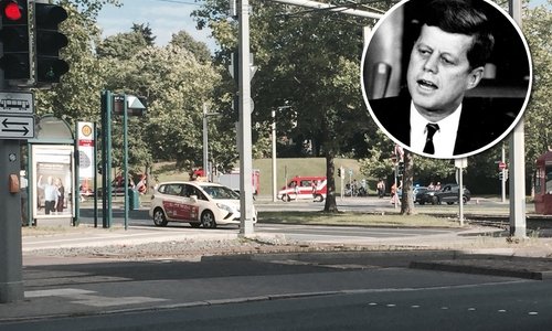Der Platz trägt den Namen des Ex-Präsidenten.
