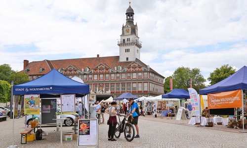 So sah es beim 30. Umweltmarkt 2022 (noch mit Corona-Schutzmaßnahmen) aus. (Archiv)