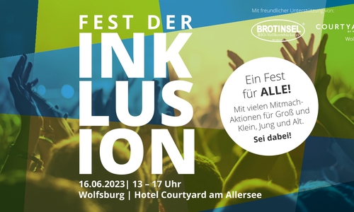 Fest der Inklusion Plakat.