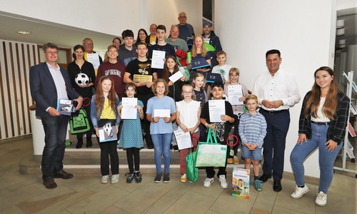 Siegerehrung Stadtradeln 2023.