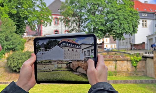So wird die Peiner Burg via Augmented Reality aussehen – hier noch in der Planungsphase. 
