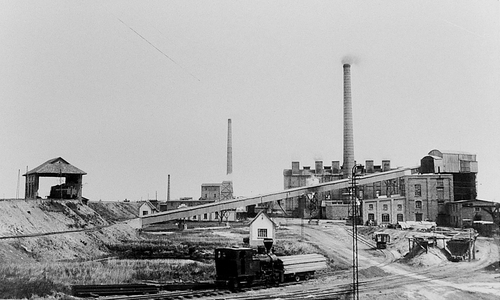 Die Brikettfabrik Fürst Bismarck 1928.