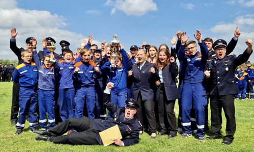Die Jugendfeuerwehr Schandelah sicherte sich mit sagenhaften 1.428 Punkten den ersten Platz und somit erneut die Bezirksmeisterschaft.