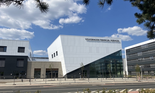 Das neue Bürogebäude von Volkswagen Financial Services.