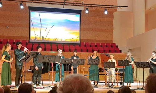 Nonett beim erfolgreichen Wertungsspiel.