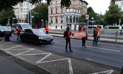 Die Aktivisten der Letzten Generation bremsten erneut den Verkehr aus.