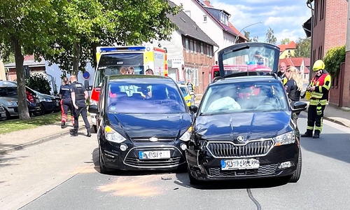 Die B1 musste nach dem Unfall gesperrt werden.