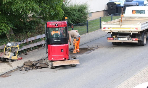 Die Decke Berliner Straße muss geöffnet werden