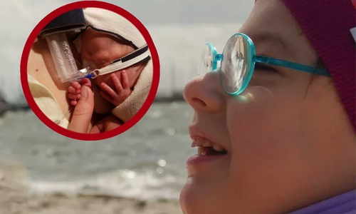 Die kleine Emily kam viel zu früh zur Welt.