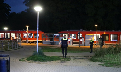 Einsatz am Dienstagabend am Bahnhof in Lebenstedt.