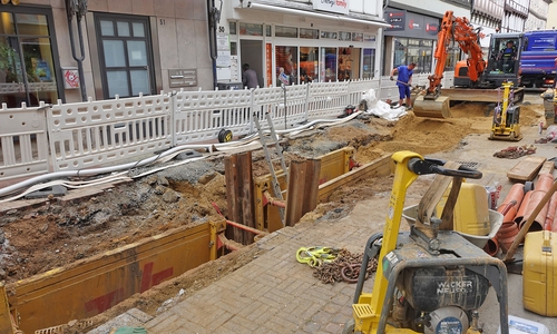 Sieht wüst aus, soll aber wieder schön werden: die Innenstadt von Wolfenbüttel.