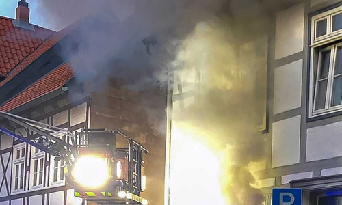 Hier ein Bild des Einsatzes in der Gundenstraße.