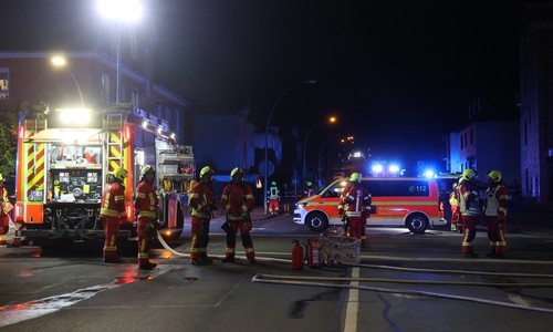 Die Feuerwehr war am späten Montagabend im Einsatz.