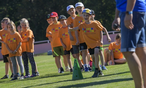 Die Kinder hatten viel Spaß an der Bewegung.