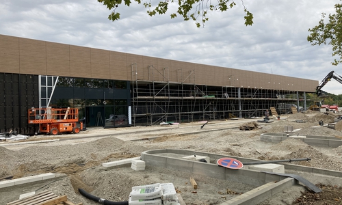 Noch wird fleißig gebaut am neuen Marktkauf.