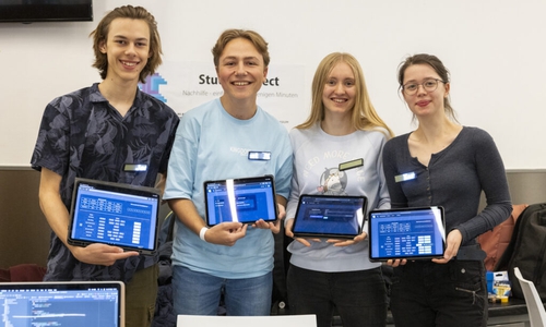 Das erfolgreiche Team aus Braunschweig.