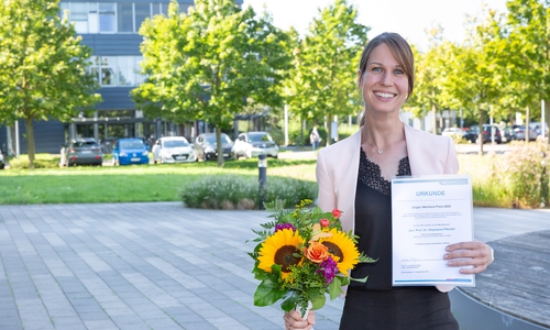 Dr. Stephanie Pfänder, Trägerin des diesjährigen Jürgen Wehland-Preises.