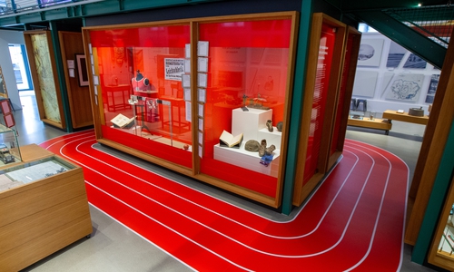 Ein Blick in die neue Sonderausstellung im Bürger Museum. 