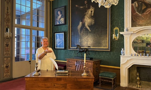 Die Wolfenbütteler Museumsleiterin Dr. Sandra Donner, hier in der Antichambre des Schloss Museums, wurde in die Historische Kommission für Niedersachsen und Bremen berufen.