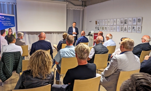 Während des MIT Forums. Auch Bürgermeister Ivica Lukanic sprach vor.