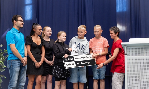 Große Freude an der HBG über die Zertifizierung.