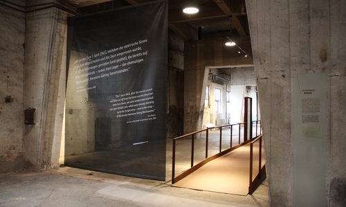 Die Ausstellung im ehemaligen Konzentrationslager Drütte.
