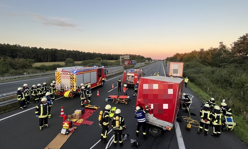 Auf der A2 kam es am Dienstagabend zu einem Unfall.