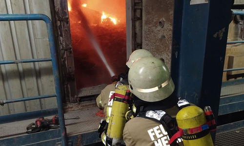 Die Feuerwehr war rund vier Stunden im Einsatz.