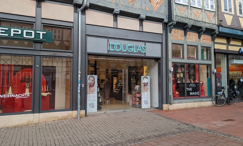 Die Douglas Filiale in Wolfenbüttel.