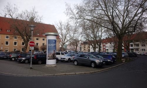 Archivbild vom Parkplatz in der Kannengießerstraße.