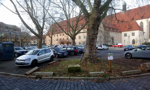 So langsam wird es ernst für den Parkplatz. Archivbild