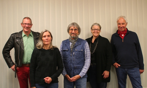 Die Fraktion der Grünen im Rat der Gemeinde Cremlingen will eine Einwohnerbefragung zur Strabs: Horst Gilarski, Ulrike Siemens, Diethelm Krause-Hotopp, Tina Jäger und Bernhard Brockmann (v. li.).