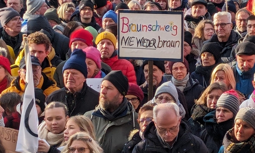 Viele Braunschweiger und Menschen aus der Region wollten ein Zeichen setzen.