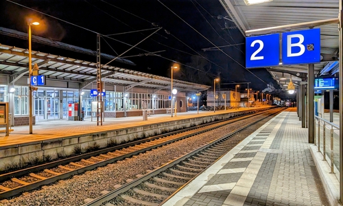 Der Bahnhof in Peine.