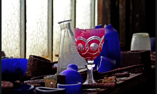 Angelika Soluk: "Rotesglas".