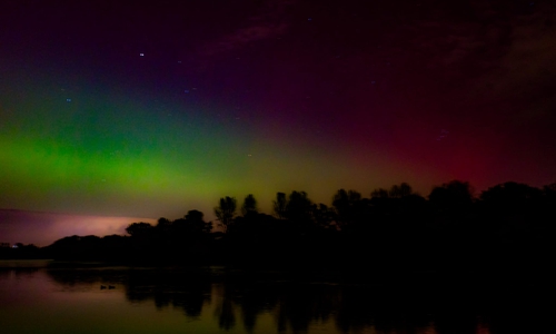 Polarlichter am Südsee.