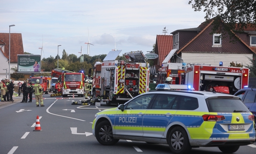 Ein Großaufgebot an Einsatzkräften war vor Ort. 