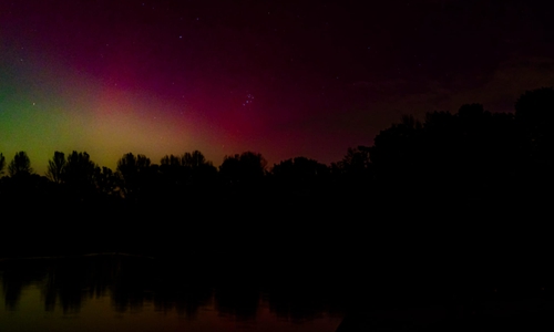 Polarlichter am Südsee.