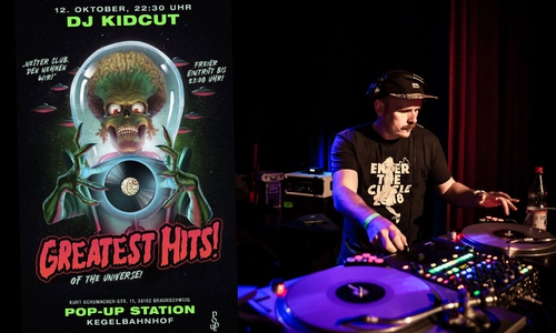 DJ KIDCUT wird das Publikum auf eine musikalische Reise durch die Partygeschichte mit altbekannten Klassikern mitnehmen, die Flashbacks an längst vergessene Nächte hervorrufen werden.