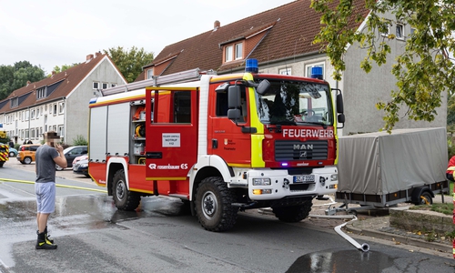 Am Nachmittag kam es zu einem Feuerwehreinsatz in Thiede. 