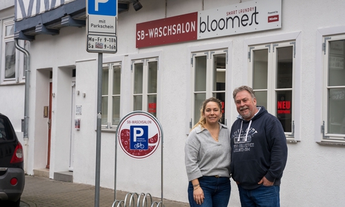 In der Fischerstraße: Hier ist der neue Waschsalon zu finden.