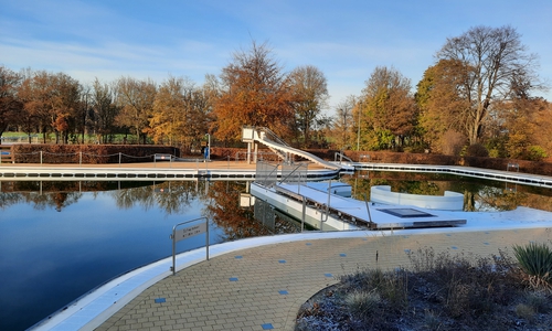 Freibad am Elm.