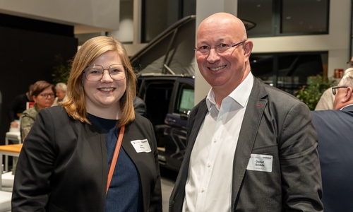 Lena Krause (Grüne-Bundestagskandidatin Wahlkreis 49) und Detlev Quidde (Oker-Ballooning).